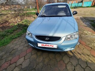 2008 Hyundai Accent ТагАЗ II, голубой, 560000 рублей, вид 1