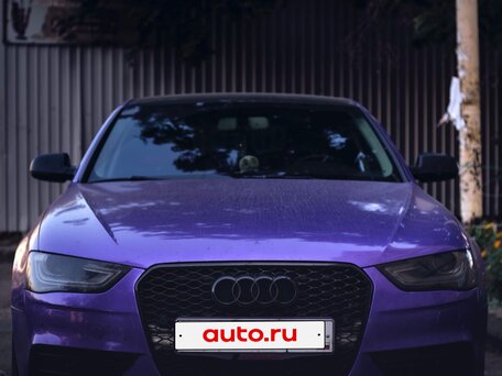 2013 Audi A4 IV (B8) Рестайлинг, фиолетовый, 1850000 рублей, вид 3