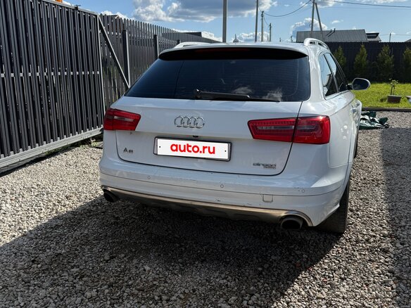 2013 Audi A6 allroad III (C7), белый - вид 8