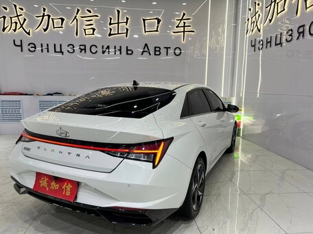 2022 Hyundai Elantra VII (CN7), белый, 1650000 рублей, вид 4