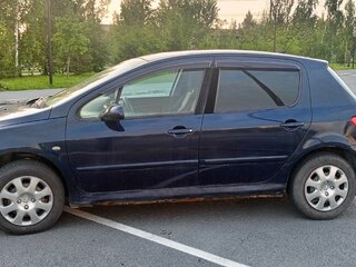 2006 Peugeot 307 I Рестайлинг, синий, 220000 рублей, вид 3