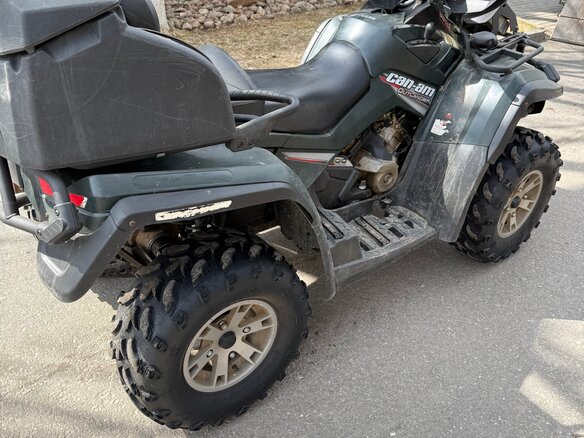 2008 BRP Can-Am Outlander 800, зелёный - вид 5
