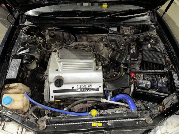 1995 Nissan Cefiro II (A32), синий, 220000 рублей - вид 6
