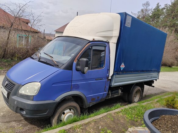 2009 ГАЗ ГАЗель (3302), синий, 380000 рублей - вид 6