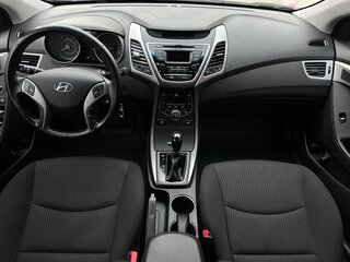 2015 Hyundai Elantra V (MD) Рестайлинг, чёрный, 1370000 рублей, вид 3