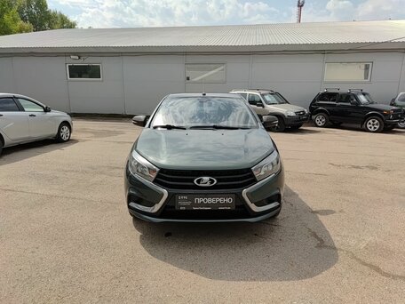2016 Lada (ВАЗ) Vesta I, зелёный, 512000 рублей, вид 2