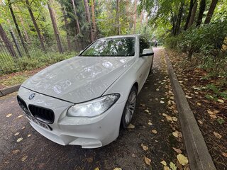 2015 BMW 5 серии 528i xDrive VI (F10/F11/F07) Рестайлинг, белый, 1500000 рублей, вид 5