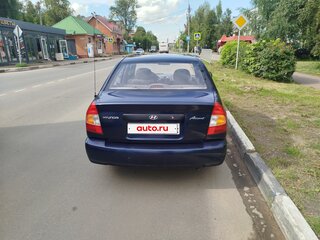 2008 Hyundai Accent ТагАЗ II, синий, 650000 рублей, вид 4