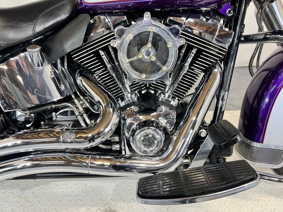 2001 Harley-Davidson Heritage, фиолетовый, 510000 рублей - вид 13