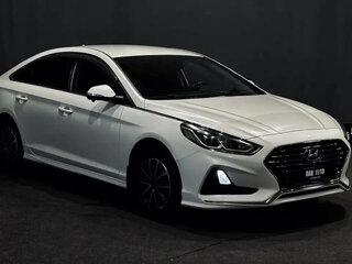 2019 Hyundai Sonata VII (LF) Рестайлинг, белый, 1749000 рублей, вид 3