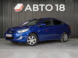 2011 Hyundai Solaris I, синий, 599000 рублей, вид 1