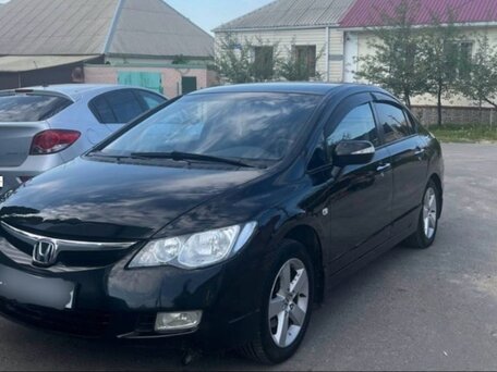 2007 Honda Civic VIII, чёрный, вид 1