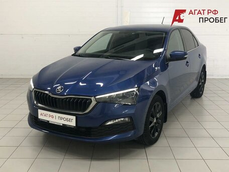 2021 Skoda Rapid II, синий, 1741686 рублей, вид 1