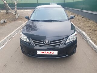 2012 Toyota Corolla X (E140, E150) Рестайлинг, чёрный, 1490000 рублей, вид 2