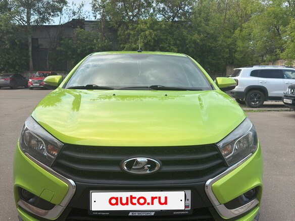 2016 Lada (ВАЗ) Vesta I, жёлтый, 950000 рублей - вид 2