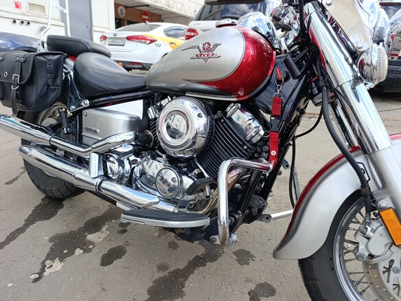 2005 Yamaha XVS650 Drag Star, красный, 495500 рублей - вид 6