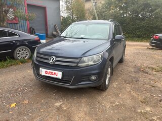 2014 Volkswagen Tiguan I Рестайлинг, синий, 890000 рублей, вид 1