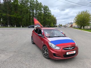 2012 Hyundai Solaris I, красный, 500000 рублей, вид 1