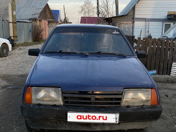 1997 Lada (ВАЗ) 21099, синий, 85000 рублей