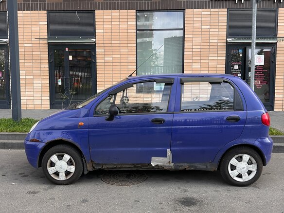 2008 Daewoo Matiz I Рестайлинг, синий, 90000 рублей - вид 6