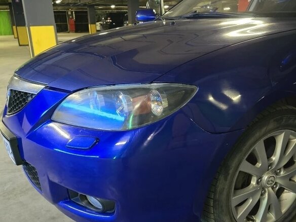 2007 Mazda 3 I (BK) Рестайлинг, синий, 599000 рублей - вид 8