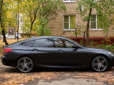 2020 BMW 6 серии Gran Turismo 640d xDrive IV (G32) Рестайлинг, синий, 7999999 рублей, вид 3