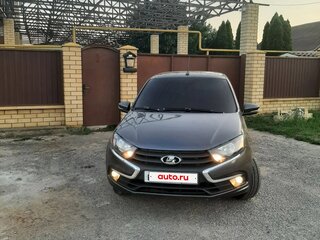 2019 Lada (ВАЗ) Granta I Рестайлинг, зелёный, 560000 рублей, вид 2