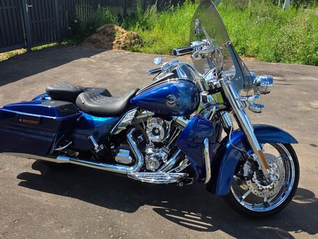 2014 Harley-Davidson Road King Special, синий, 1470000 рублей, вид 2