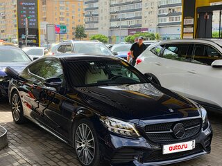 2019 Mercedes-Benz C-Класс 200 IV (W205) Рестайлинг, синий, 3900000 рублей, вид 2