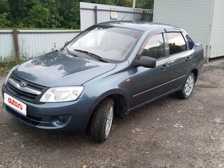 2014 Lada (ВАЗ) Granta I, синий, 399000 рублей, вид 1