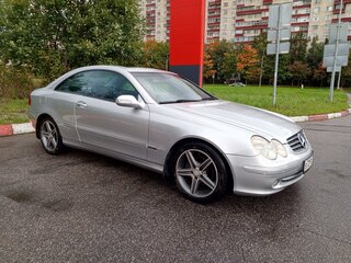 2003 Mercedes-Benz CLK-Класс 200 II (W209), серебристый, 640000 рублей, вид 4