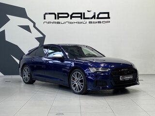 2018 Audi A6 55 TFSI V (C8), синий, 4499900 рублей, вид 3