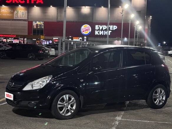 2007 Opel Corsa D, чёрный, 500000 рублей