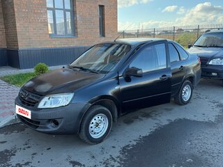 2013 Lada (ВАЗ) Granta I, чёрный, 200000 рублей, вид 1
