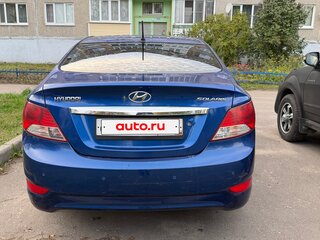 2012 Hyundai Solaris I, синий, 400000 рублей, вид 4