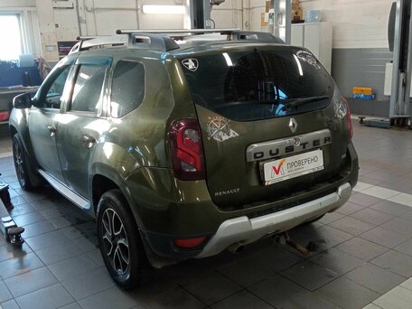 2015 Renault Duster I Рестайлинг, зелёный, 1020000 рублей, вид 4