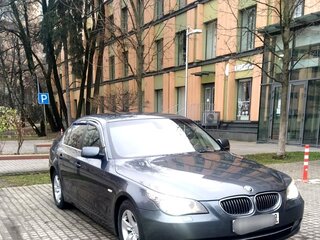 2007 BMW 5 серии 520d V (E60/E61) Рестайлинг, серый, 1150000 рублей, вид 3