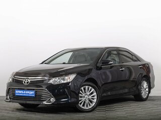 2015 Toyota Camry VII (XV50) Рестайлинг, чёрный, 2199000 рублей, вид 2