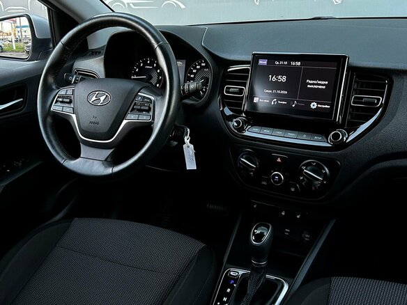 2022 Hyundai Solaris II Рестайлинг, серый, 1626700 рублей - вид 12