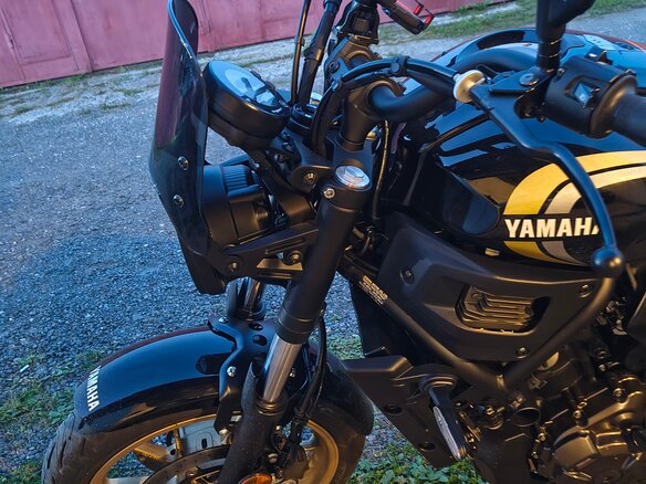 2023 Yamaha XSR700, чёрный, 830000 рублей - вид 3