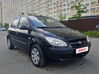 2009 Hyundai Getz I Рестайлинг, чёрный, 575000 рублей, вид 1