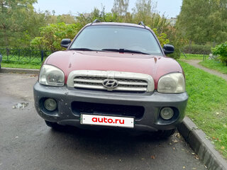 2001 Hyundai Santa Fe I, пурпурный, 380000 рублей, вид 2