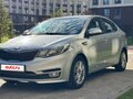 2016 Kia Rio III Рестайлинг, серебристый, 970000 рублей