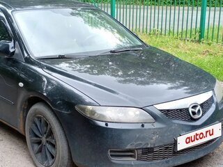 2007 Mazda 6 I (GG) Рестайлинг, чёрный, 100000 рублей, вид 1