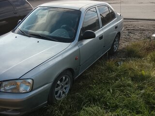2004 Hyundai Accent ТагАЗ II, серебристый, 215000 рублей, вид 1