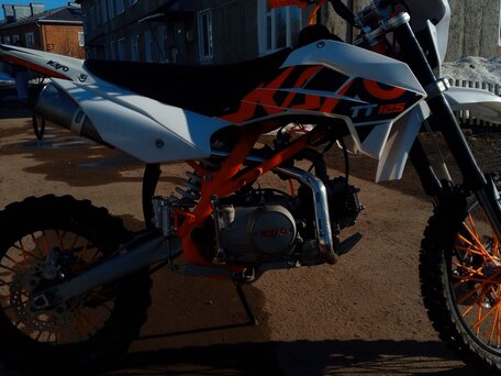 2024 Kayo Basic TT125EM, оранжевый, 85000 рублей, вид 2