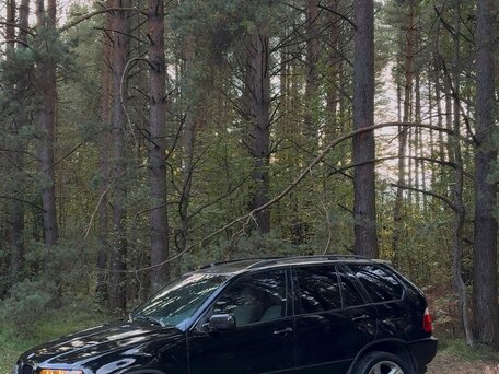 2001 BMW X5 4.4i I (E53), чёрный, 890000 рублей, вид 3