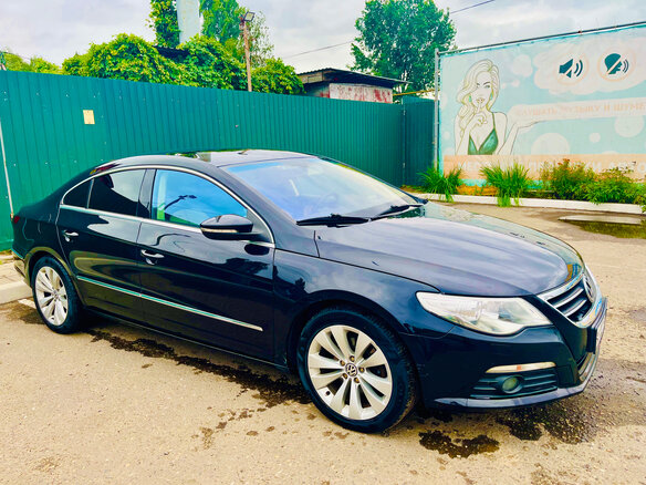2009 Volkswagen Passat CC I, чёрный - вид 1