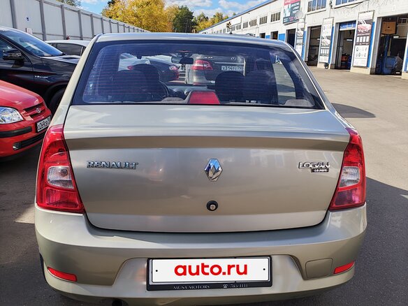 2011 Renault Logan I Рестайлинг, бежевый - вид 5