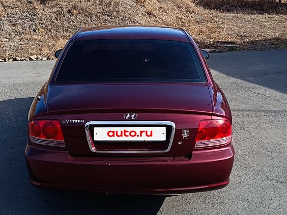 2007 Hyundai Sonata ТагАЗ IV (EF) Рестайлинг, красный, 420000 рублей - вид 1